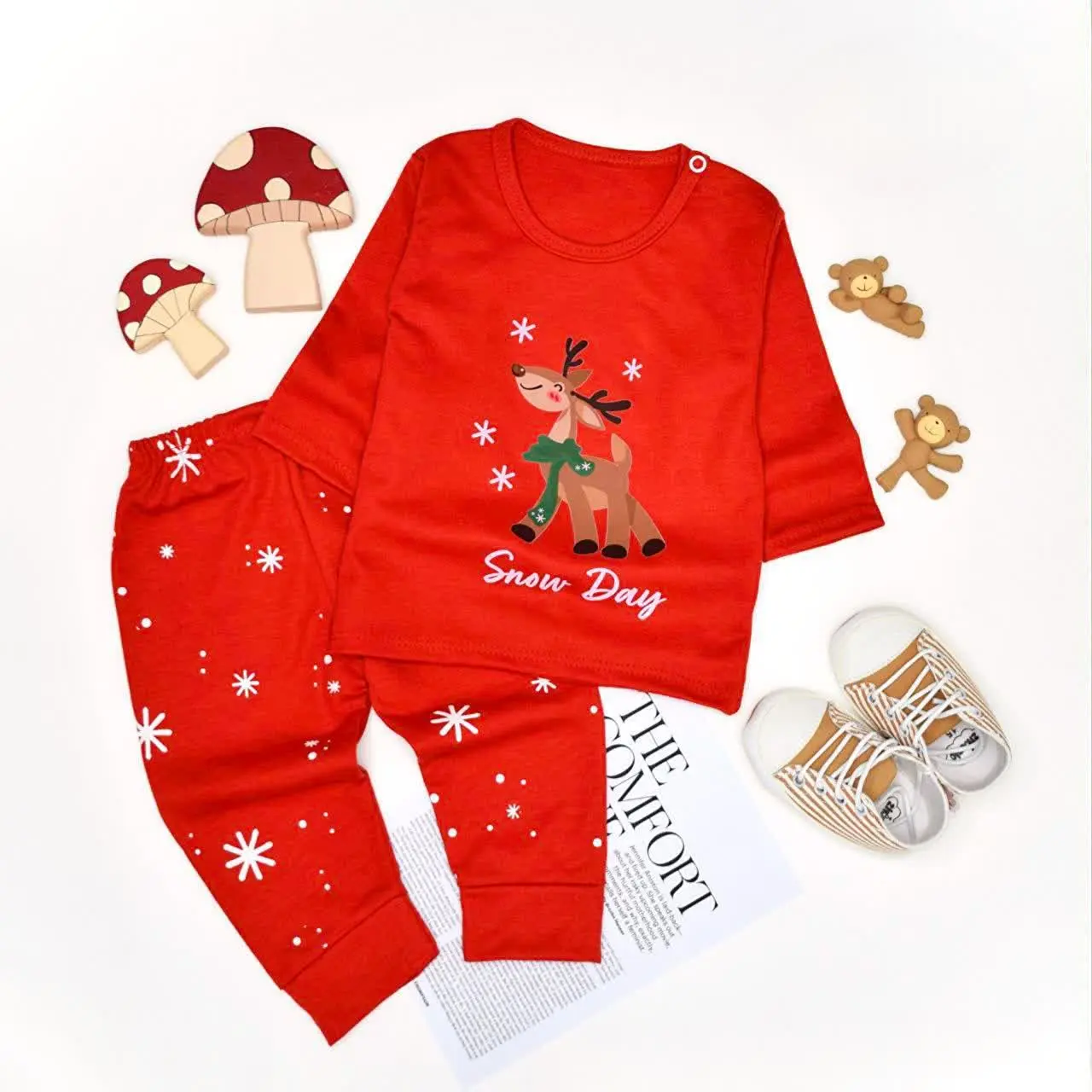 🦌بلوز شلوار نوزاد تا کودک پ...