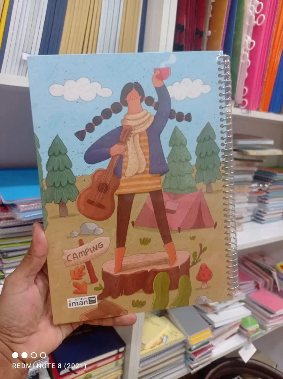 دفتر جلد سخت رحلی ایمان😍✨