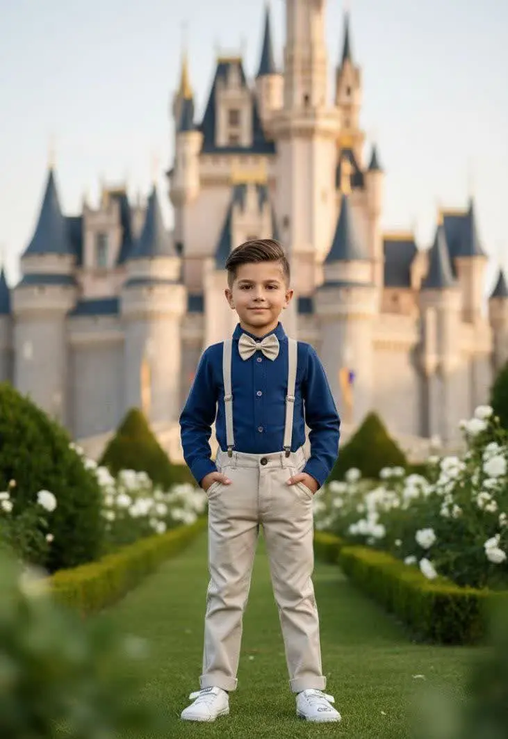 سورمه ای وابی با شلوار کرم