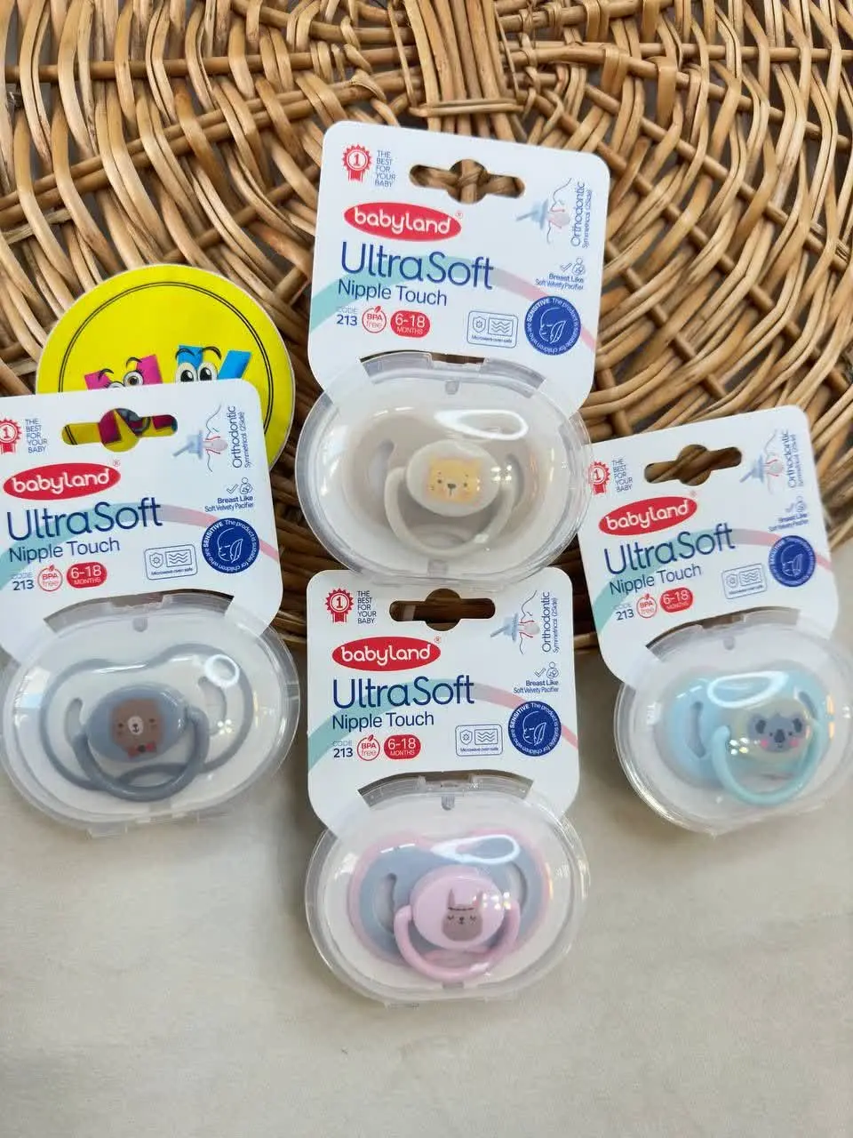  🎀 به خاطر تنوع رنگ و طرح‌های این مدل ملاک انتخاب رنگ، رنگ غالب می‌باشد. پستونک النا و شب تاب می‌باشد. 
