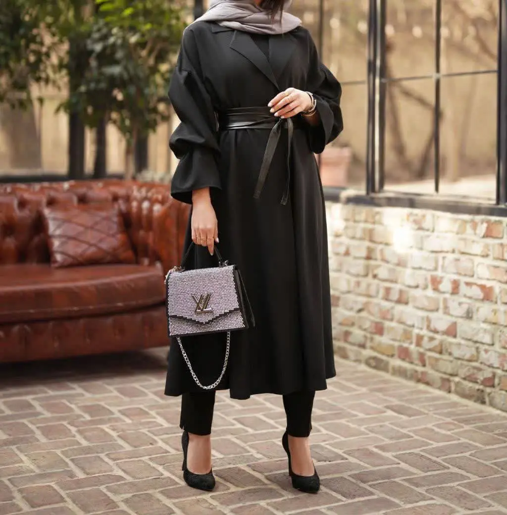 نام: 💎مانتو بلند تمام کلوش مدل طناز💎
