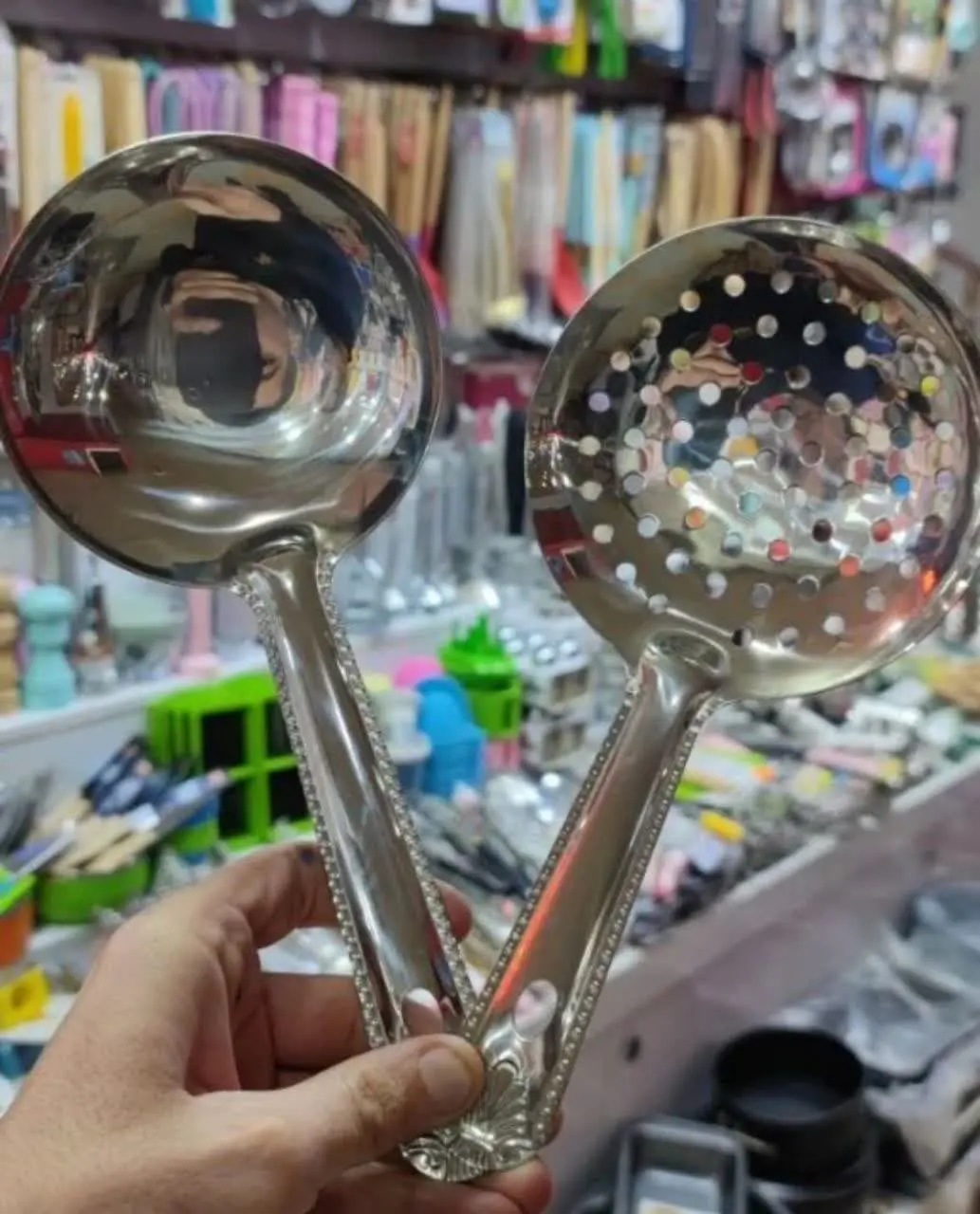 🎀 کفگیر ملاقه دسته کوتاه 🎀