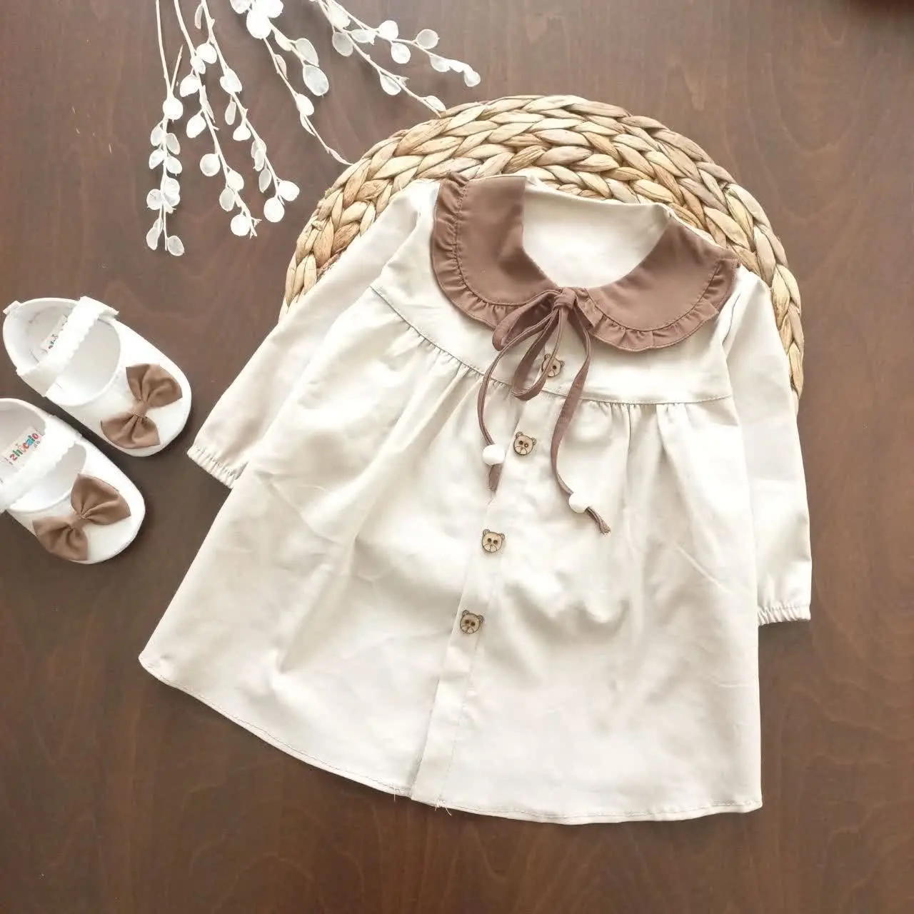 🔹پیراهن دخترانه مدل پنبه🔹