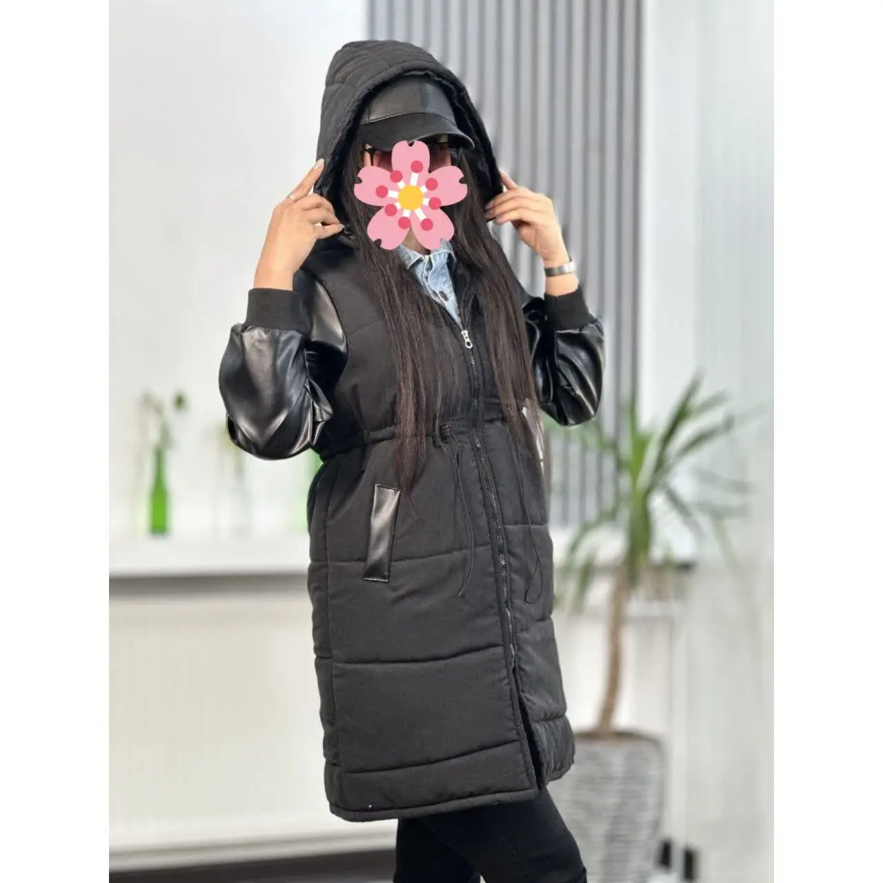 نام: کاپشن آستین چرم نیکا
