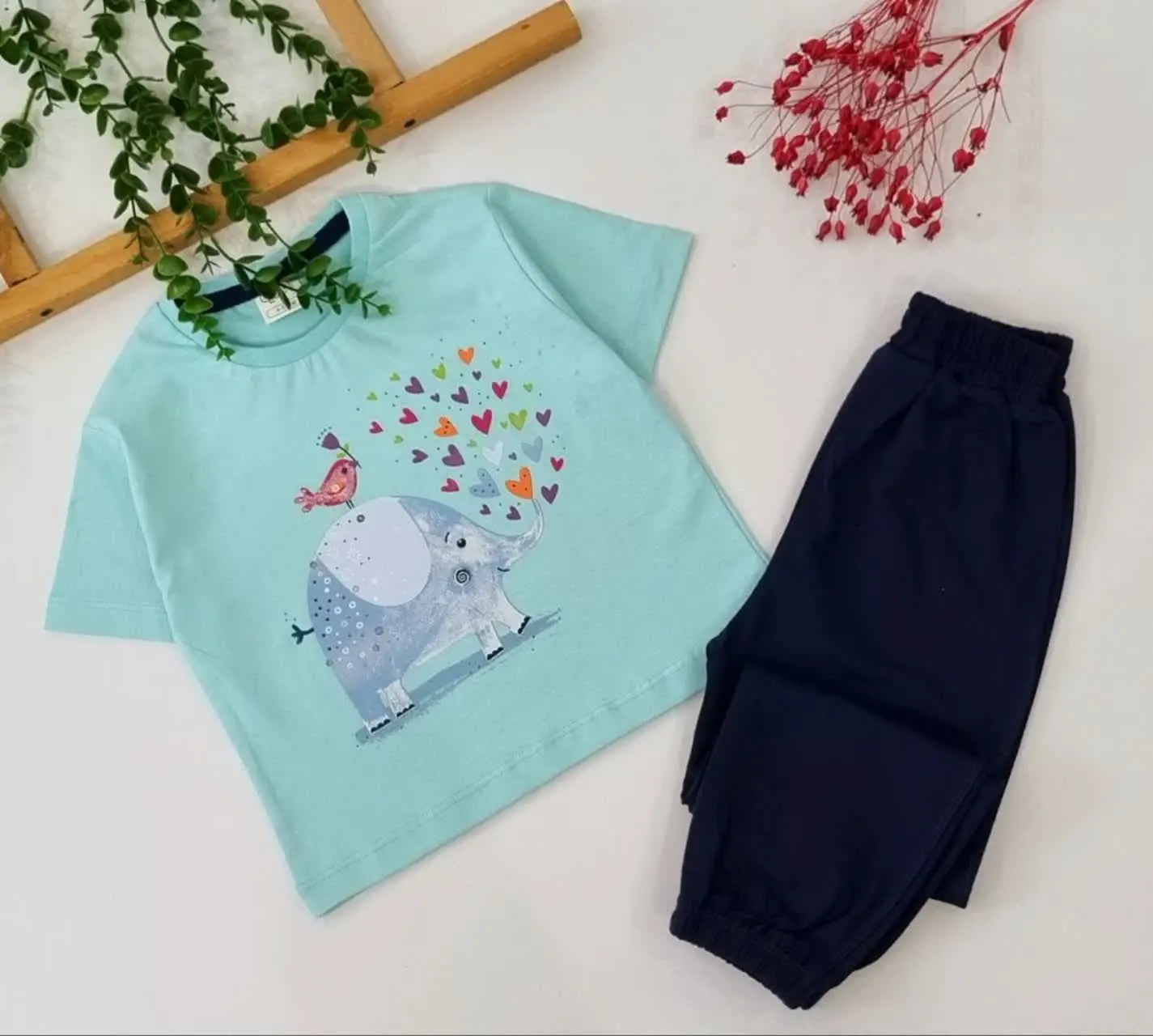 💗کراپ شلوار برمودا دخترانه 
