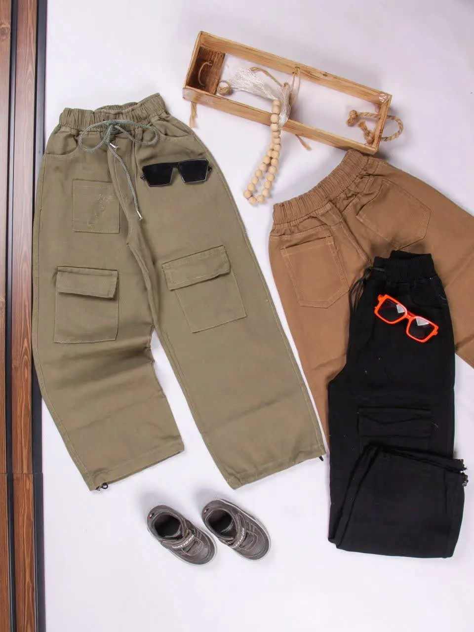 💢شلوار کتان کارگو💢
