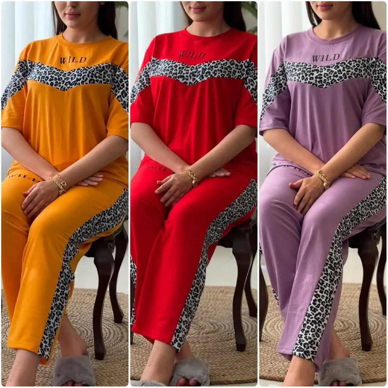 ❤️نام: تیشرت و شلوار WILD
