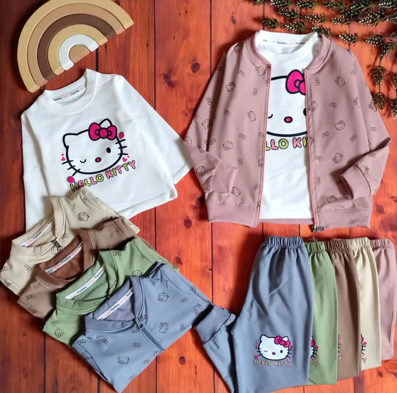 😍ست سه تیکه، سویشرت + بلوز...