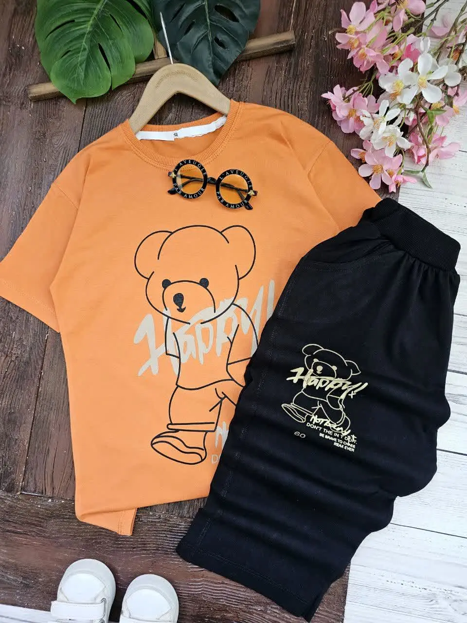 تیشرت و شلوارک پسرانه Happy
