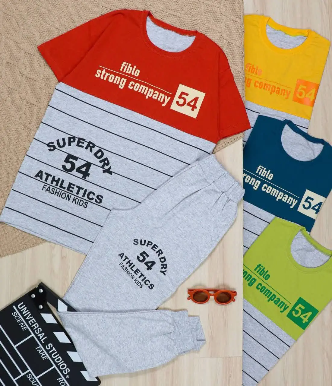 👫تیشرت و شلوار ترکیبی ملانژ STRONG ۵۴👫
