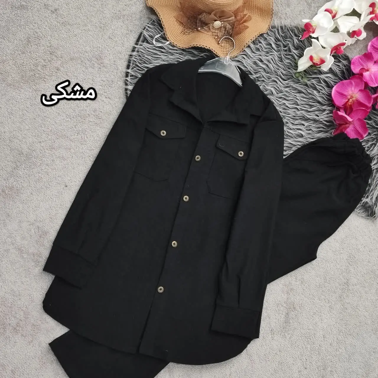 👚نام: ست کتان (مانتوشلواردمپا) 
