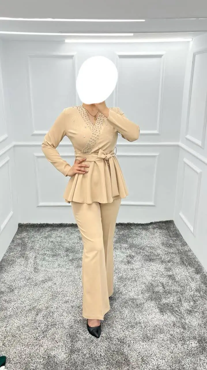 مروارید کد۲ ست شومیز شلوار...