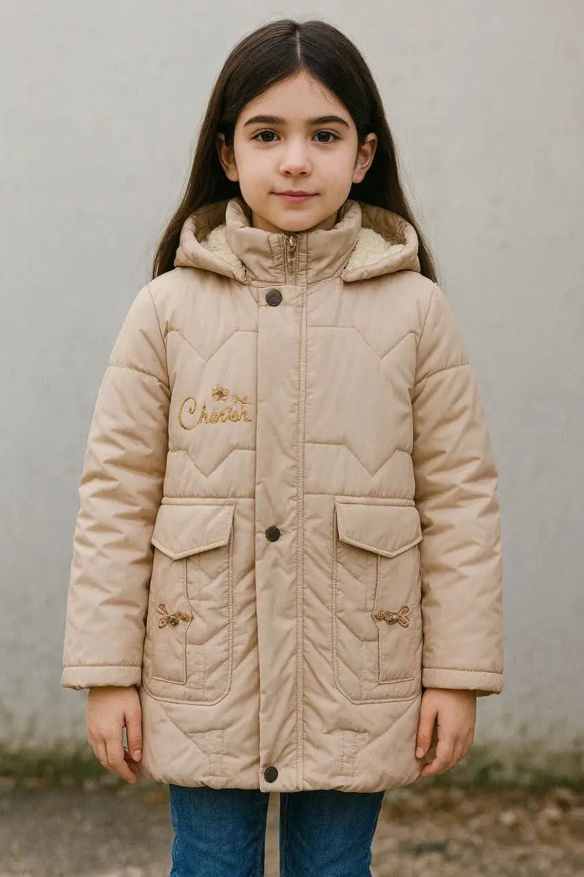 کاپشن دخترانه نگین خرگوشی