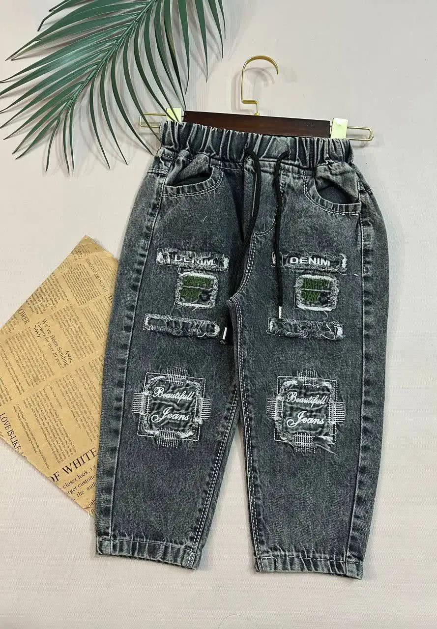 👔شلوار لی مام زغالی تیکه دا...