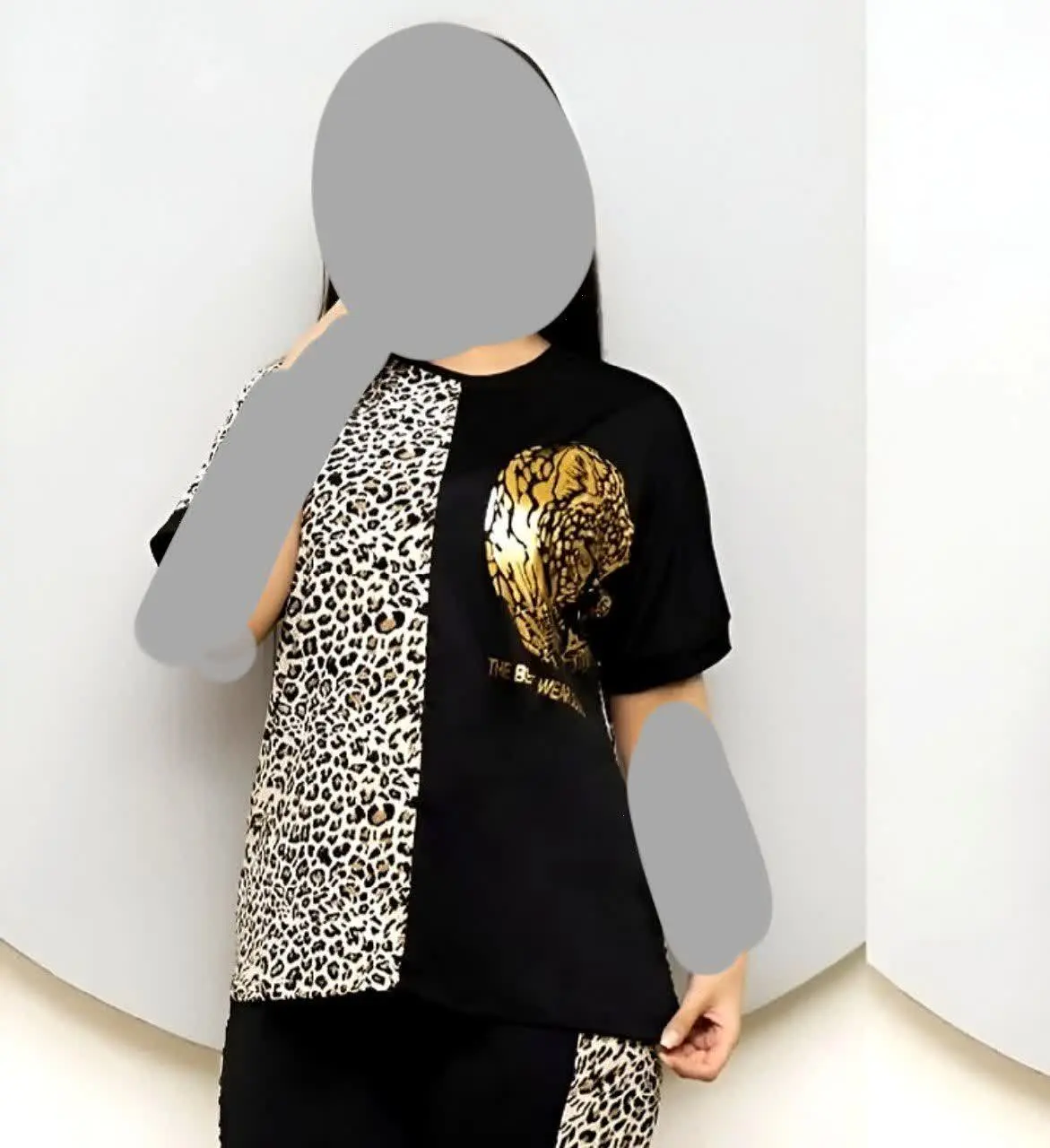 نام: تیشرت تک پلنگی