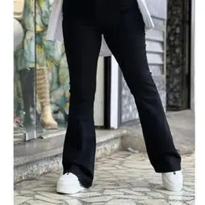 🍃 شلوار دمپا مشکی
