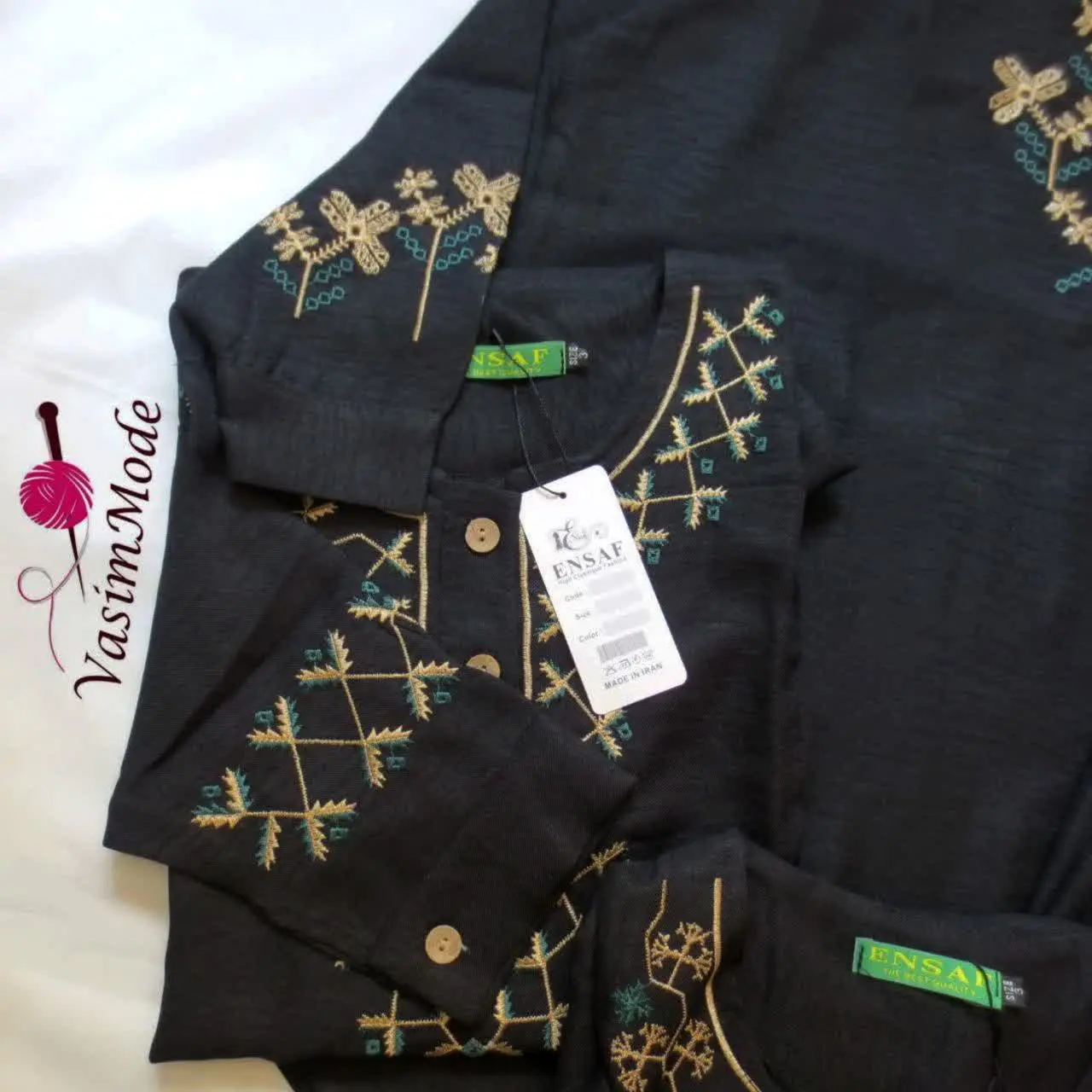 #شومیز_ مانتویی گلدوزی اربعین🎀
