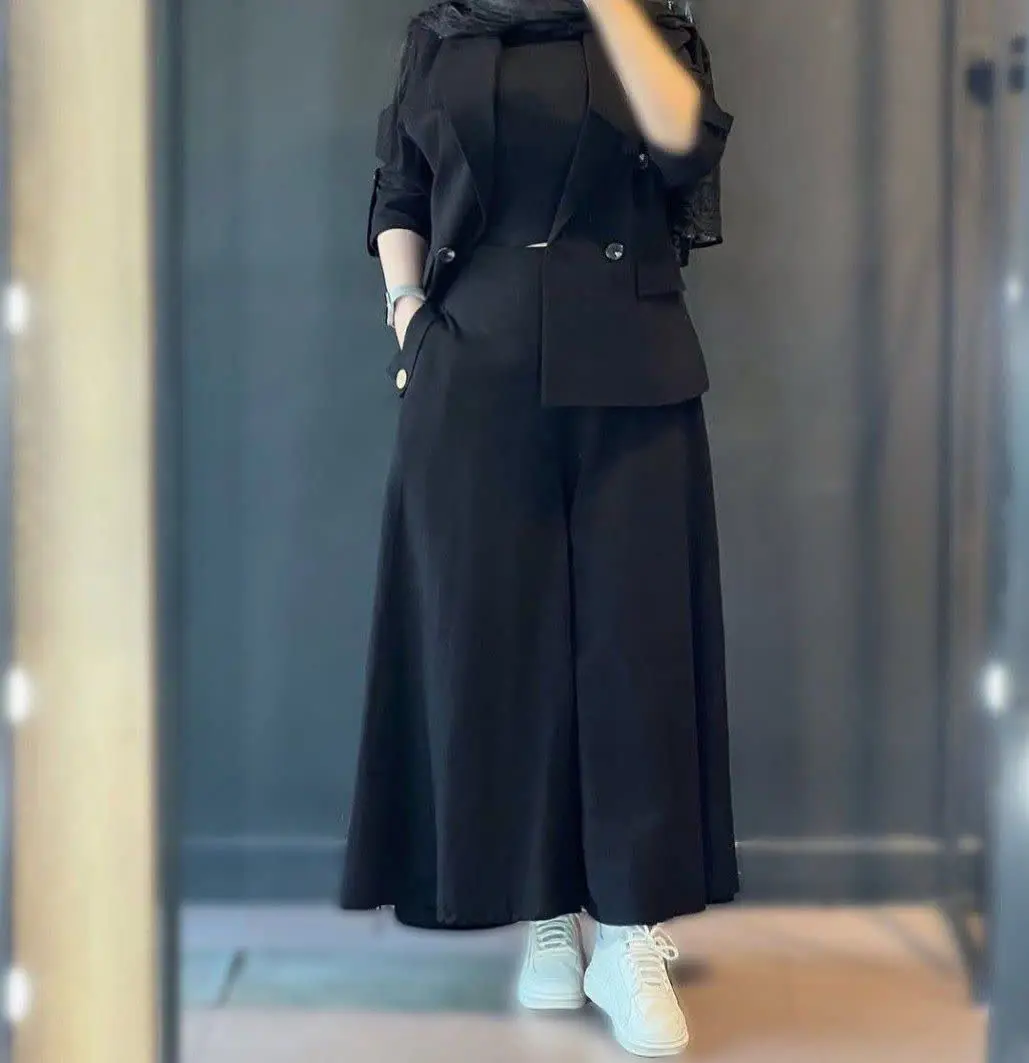 👚 نام: کت شلوار دامنی مهنا