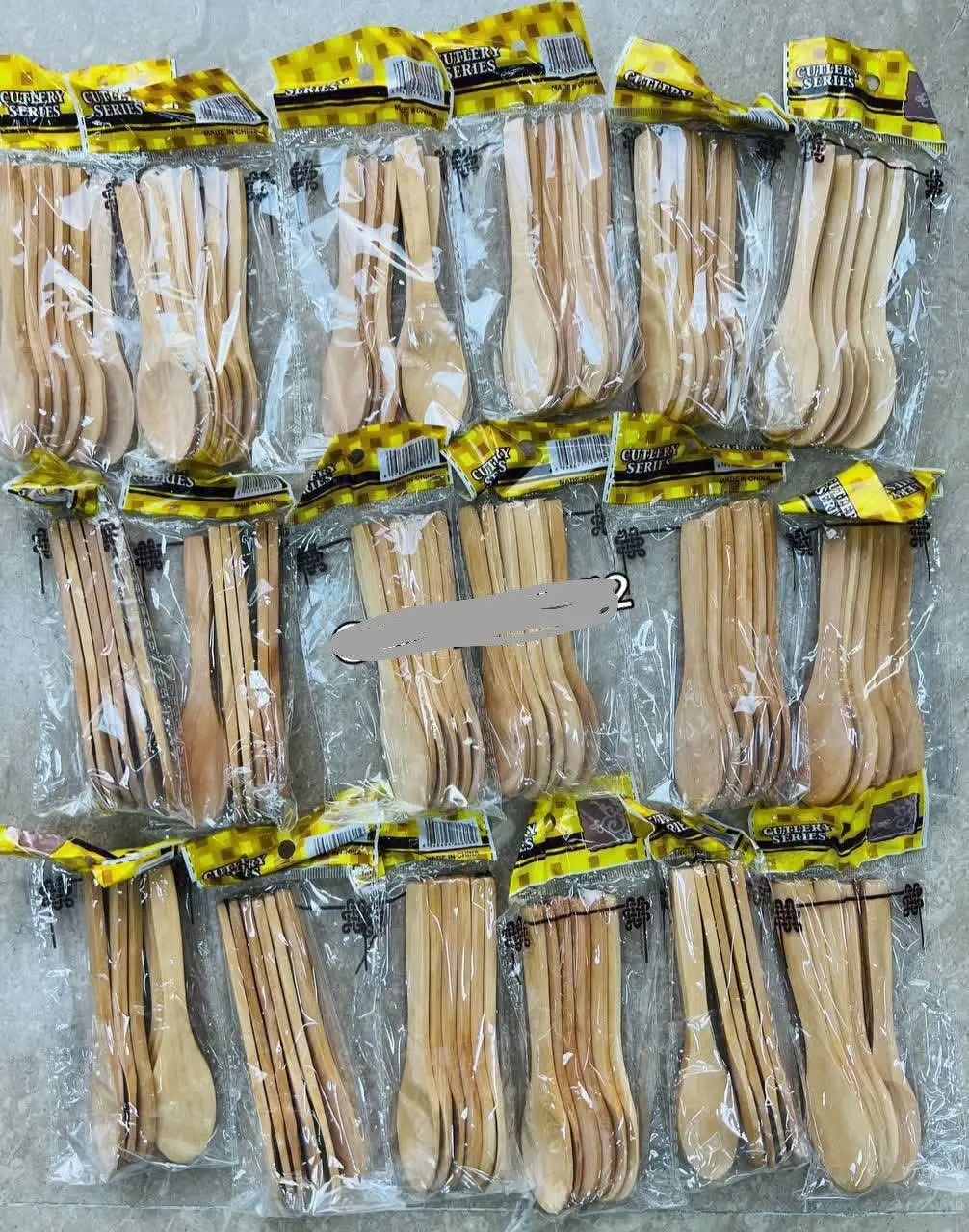 قاشق ادویه چوبی ۶تایی ۱۲ س
