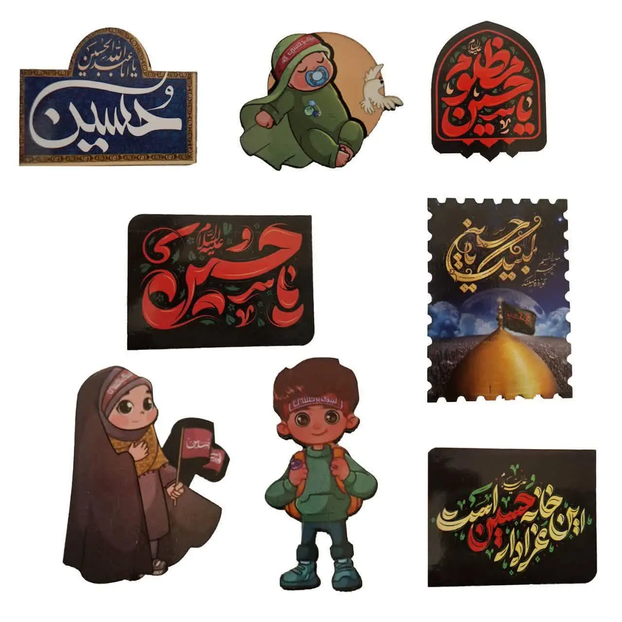 ⚜مگنت چوبی محرمی