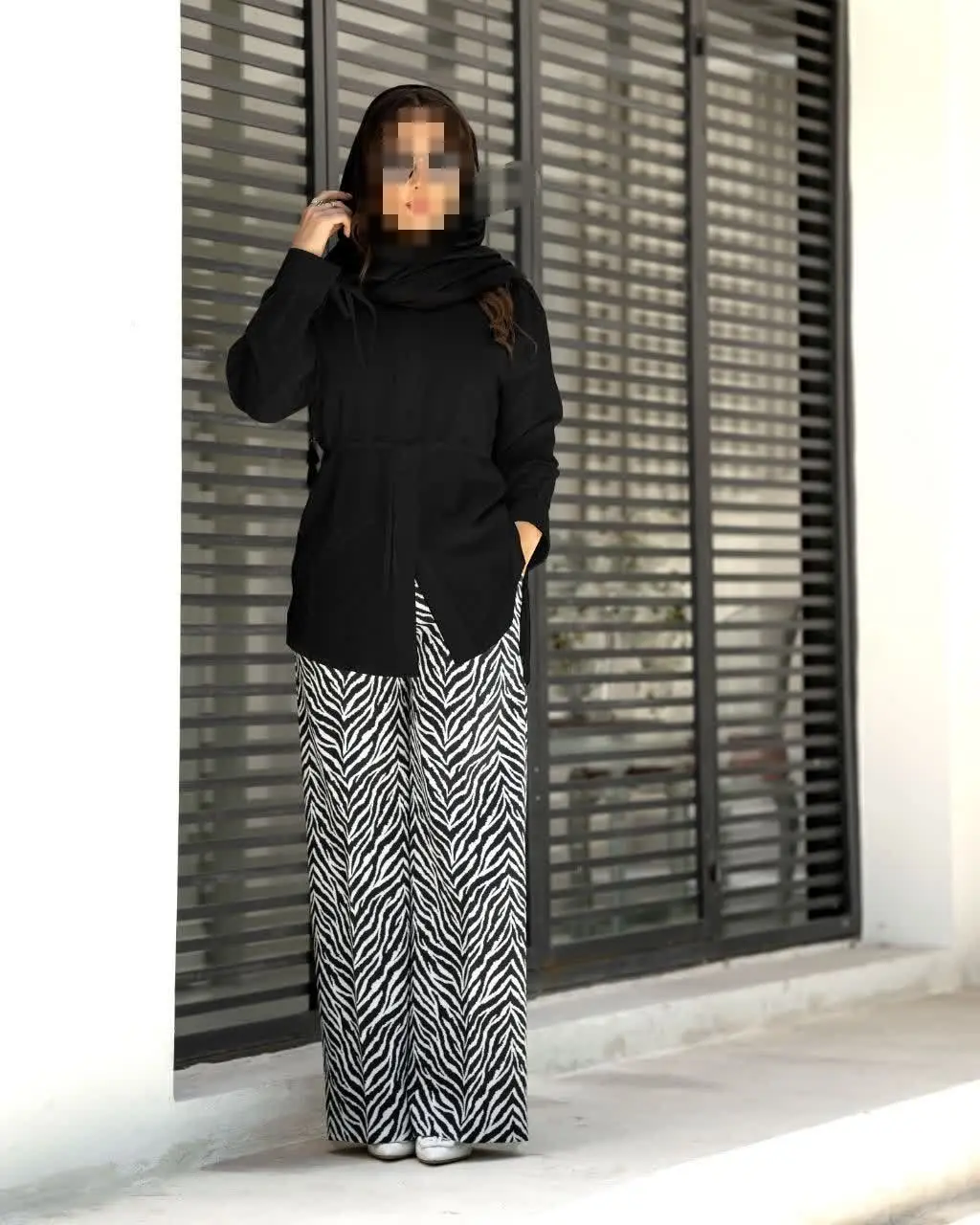 ☔️ مانتو شلوار مدل غزل🍃
