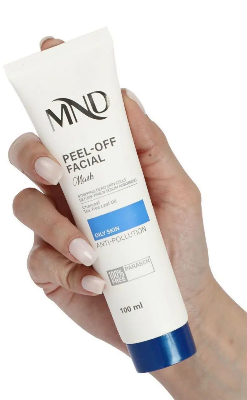 💫ماسک صورت حاوی پودر زغال مناسب پوست چرب ام ان دی ۱۰۰ میلی‌لیتری💫
