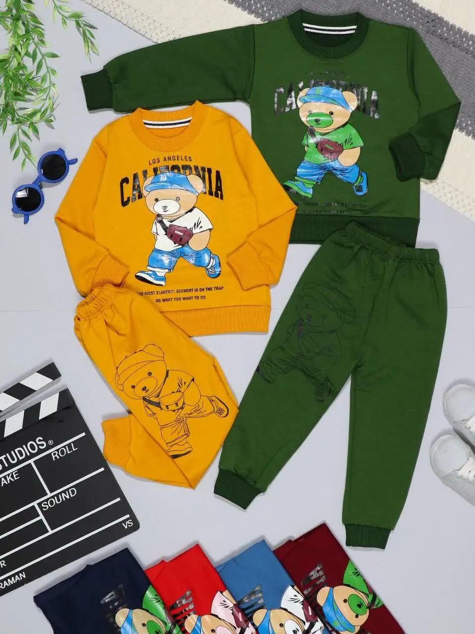 👫بلوز و شلوار پسرانه چاپ خر...