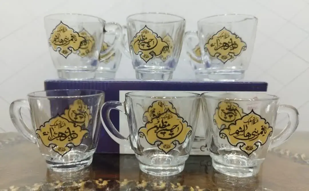 🟢قهوه خوری بلوری مذهبی