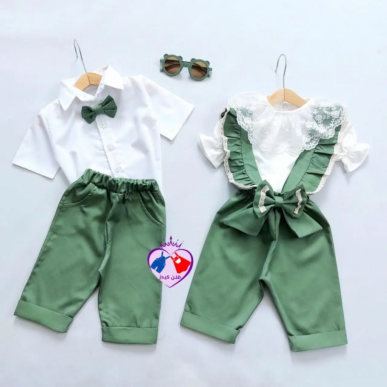 ست خواهر برداری بی نظیر اونم با رنگ سبز که برای عید غدیر خیلی درخواست داشتین😍
