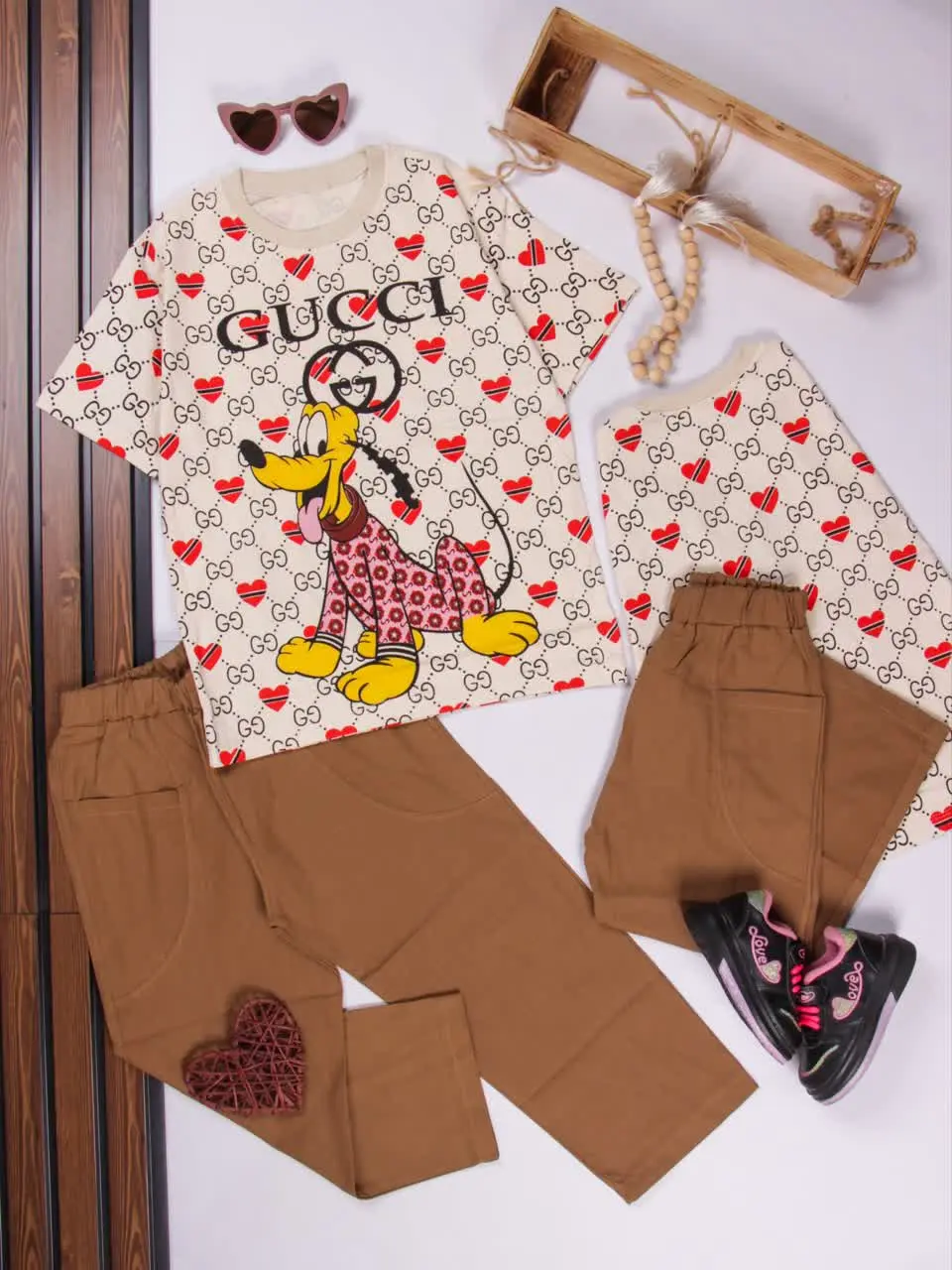 💢تیشرت شلوار لنینGUCCI💢
