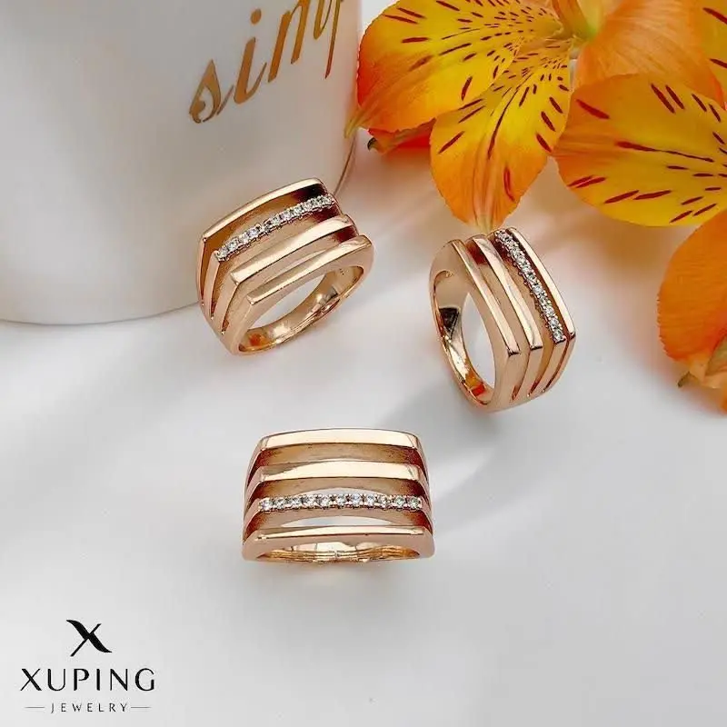 ⚜ انگشتر خطی طرح طلا از ژوپ...