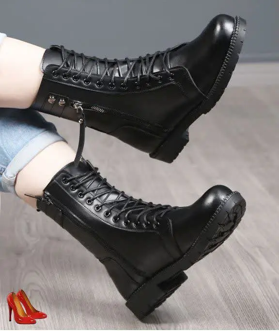 ✅بوت jack رویه چرم پلاس، زی...