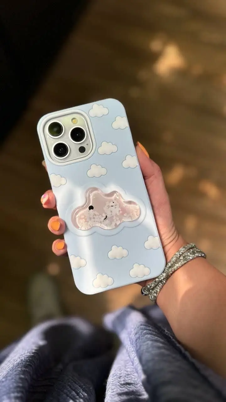 قاب عروسکی سیلیکون ابر آکواریومی بارونی مخصوص انواع #سامسونگ #شیائومی و #آیفون در دو رنگ صورتی و آبی
