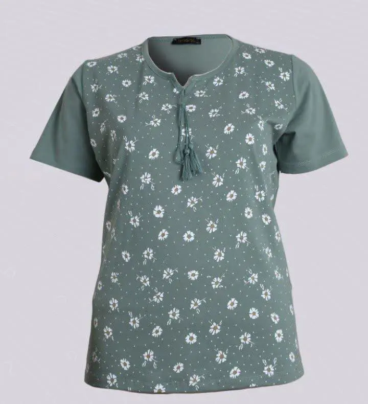 تیشرت طرح شکوفه و پرطرفدار ☺️😊☺️
