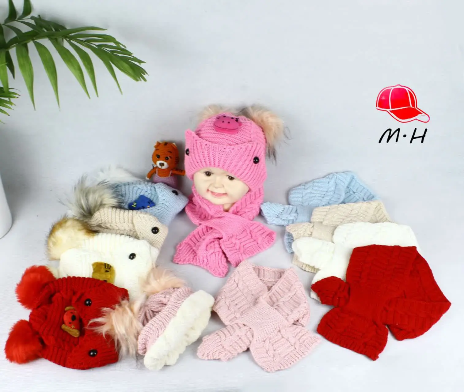 کلاه و شال عروسکی درجه یک 👌💯