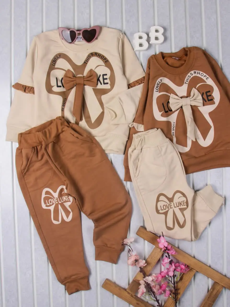 💢بلوز شلوار پاپیون برجسته💢