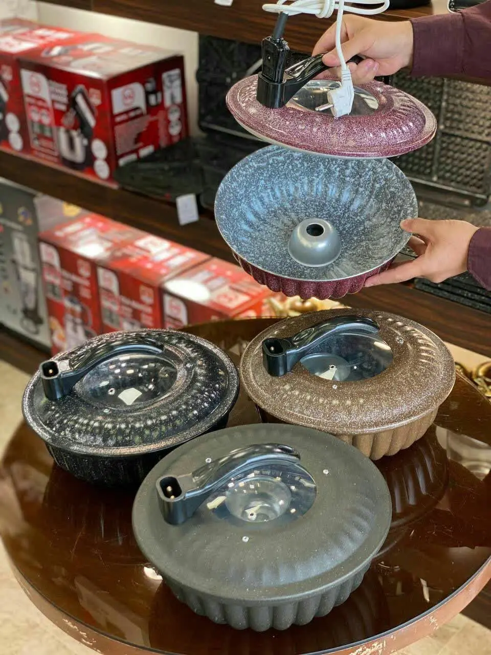 کیک پز برقی ۳ کاره سنگین MK