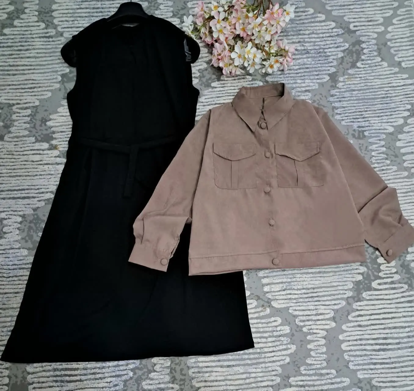 🌙نام: ست کت و سارافون پرنیان
