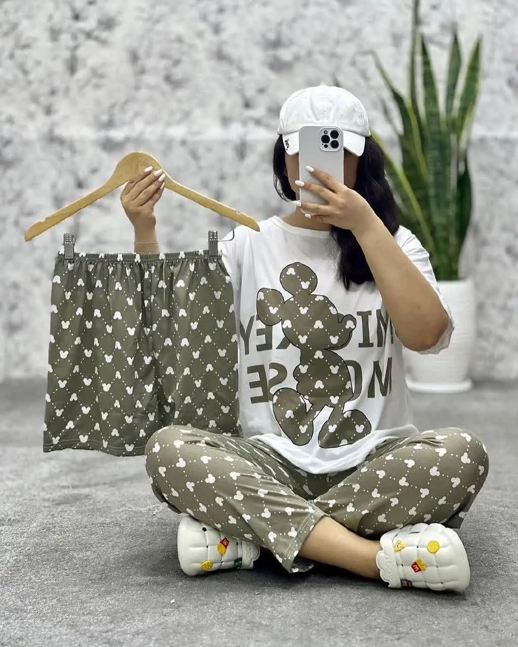 🌼سه تیکه، تیشرت، شلوار، شلوارک
