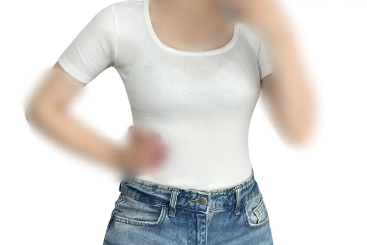 👚 کراپ استین کوتاه یقه خشتی 👚