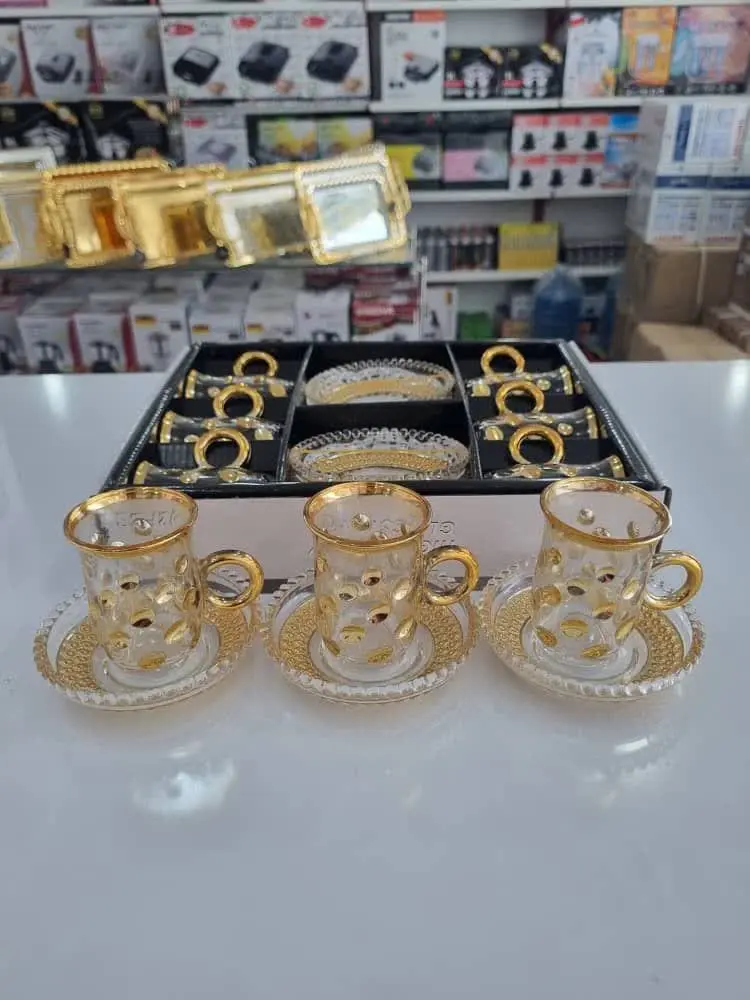 ست استکان و نعلبکی 
