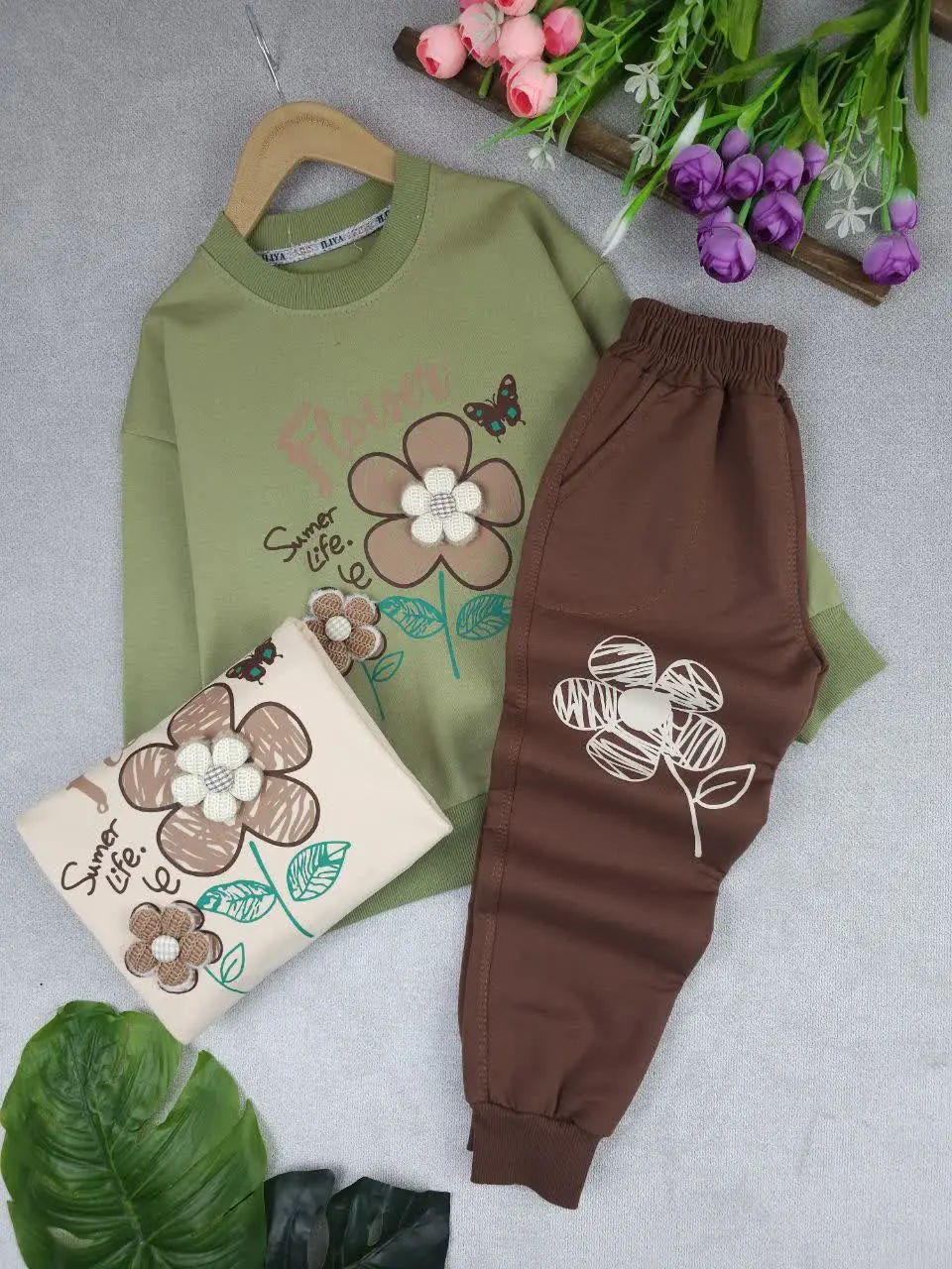 بلوز شلوار دخترانه دلناز
