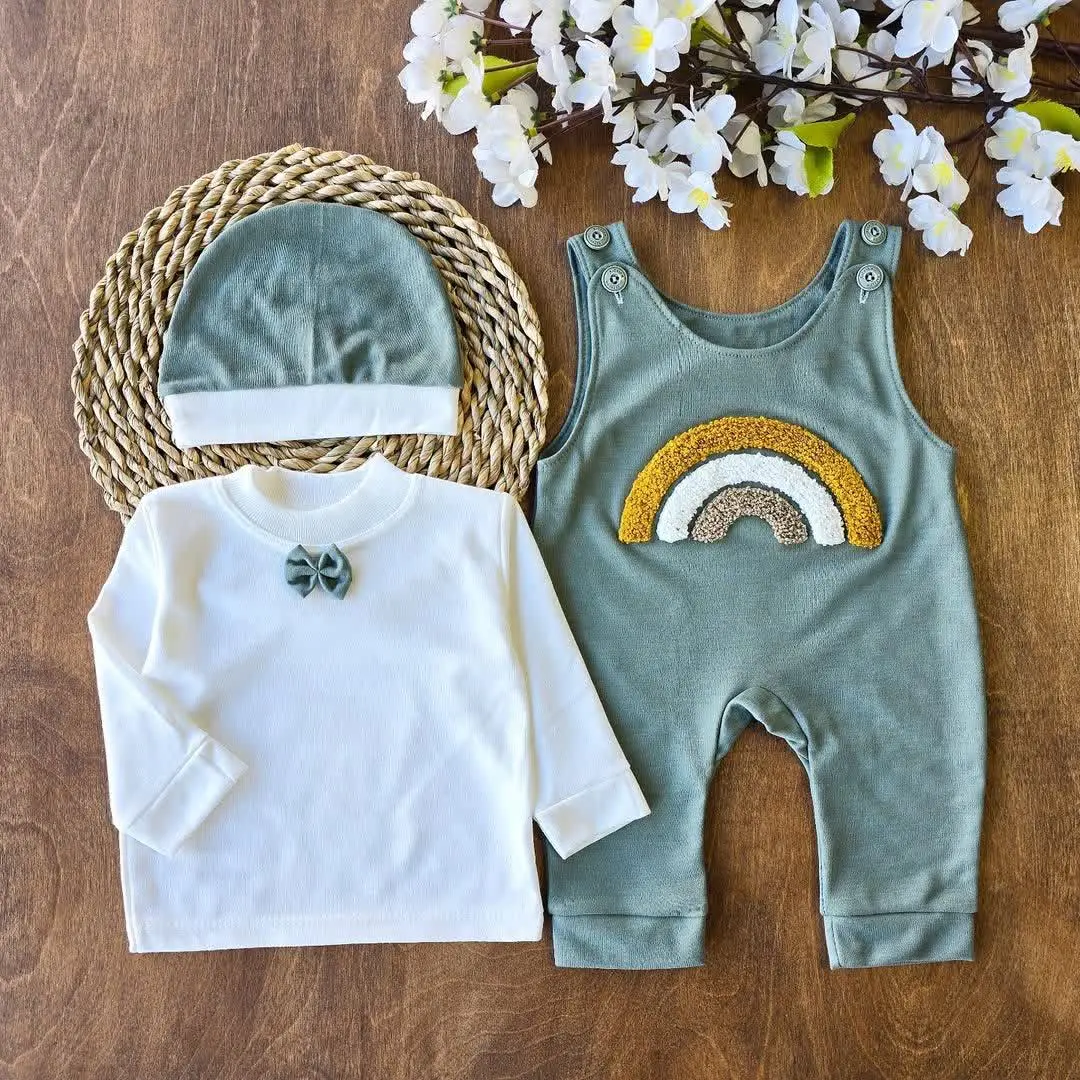 پیشبندی رنگین کمان برجسته یه هدیه عالی برای نی نی‌های اطرافتون😍
