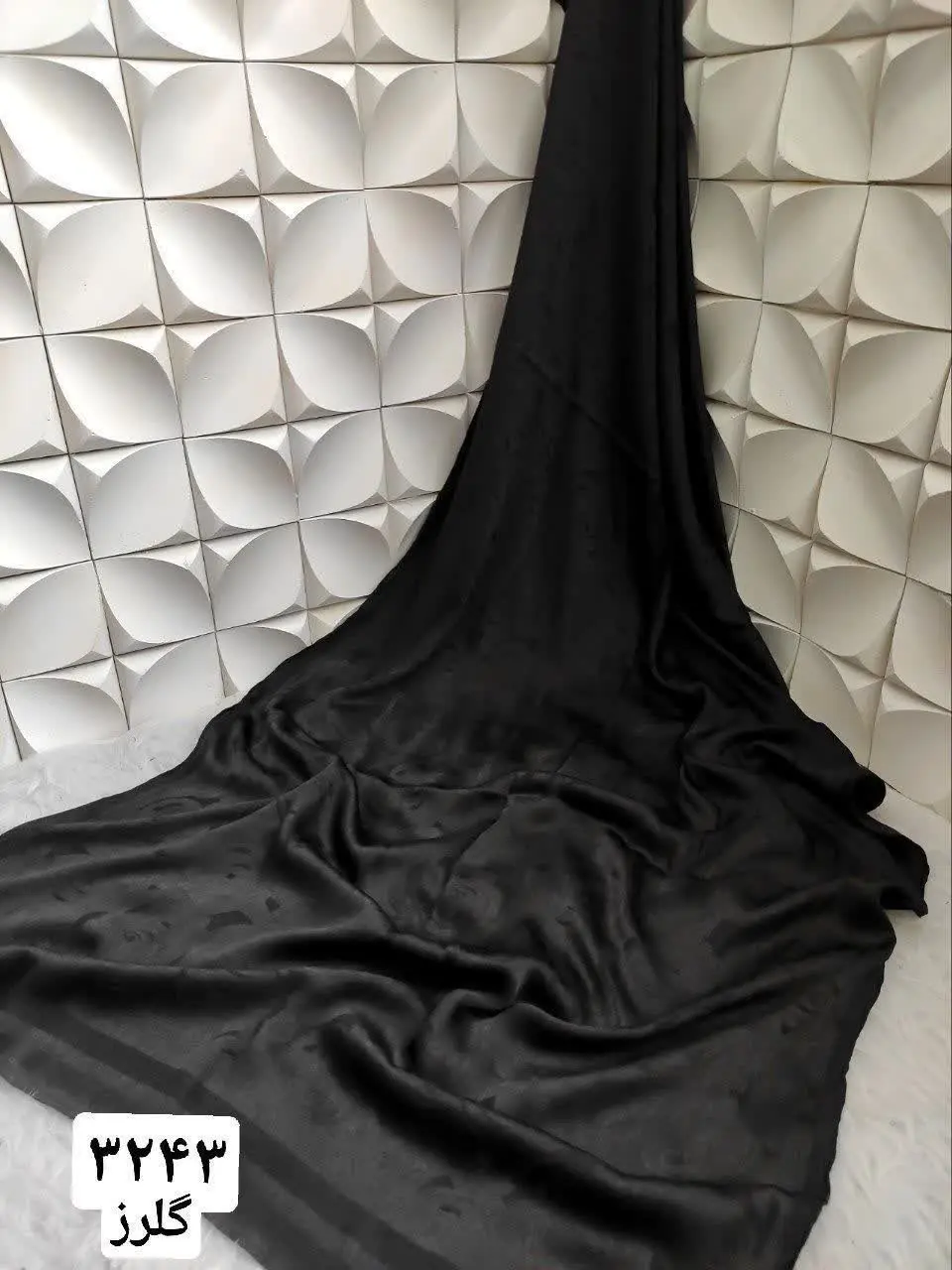 شال نخ ابریشم ژاکارد🌸 
