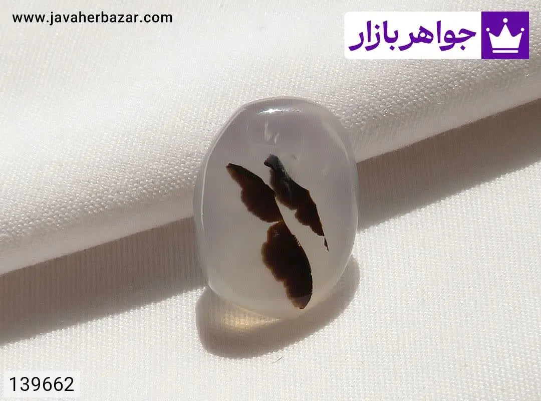 نگین عقیق شجر - کد ۱۳۹۶۶۲
