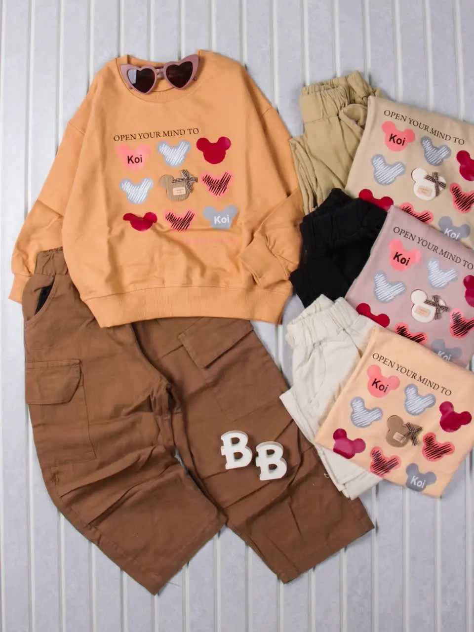 💢بلوز شلوار کله میکی پاپیون💢