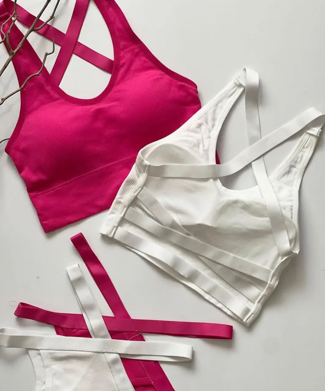 🌸ست کراپ و شورت🌸
