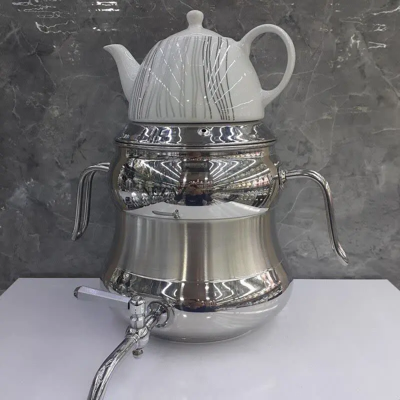 #کتری قوری استیل کف چدن
