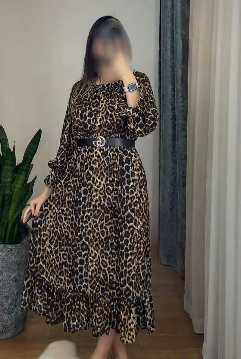 نام: ماکسی پلنگی چین دار
