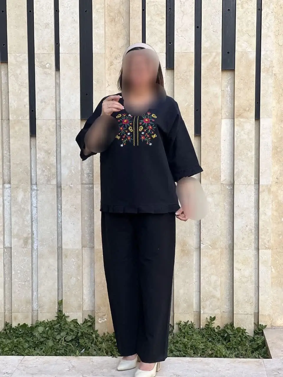 نام: ست بلوز شلوار گلدوزی لنین ۱۵۳۴
